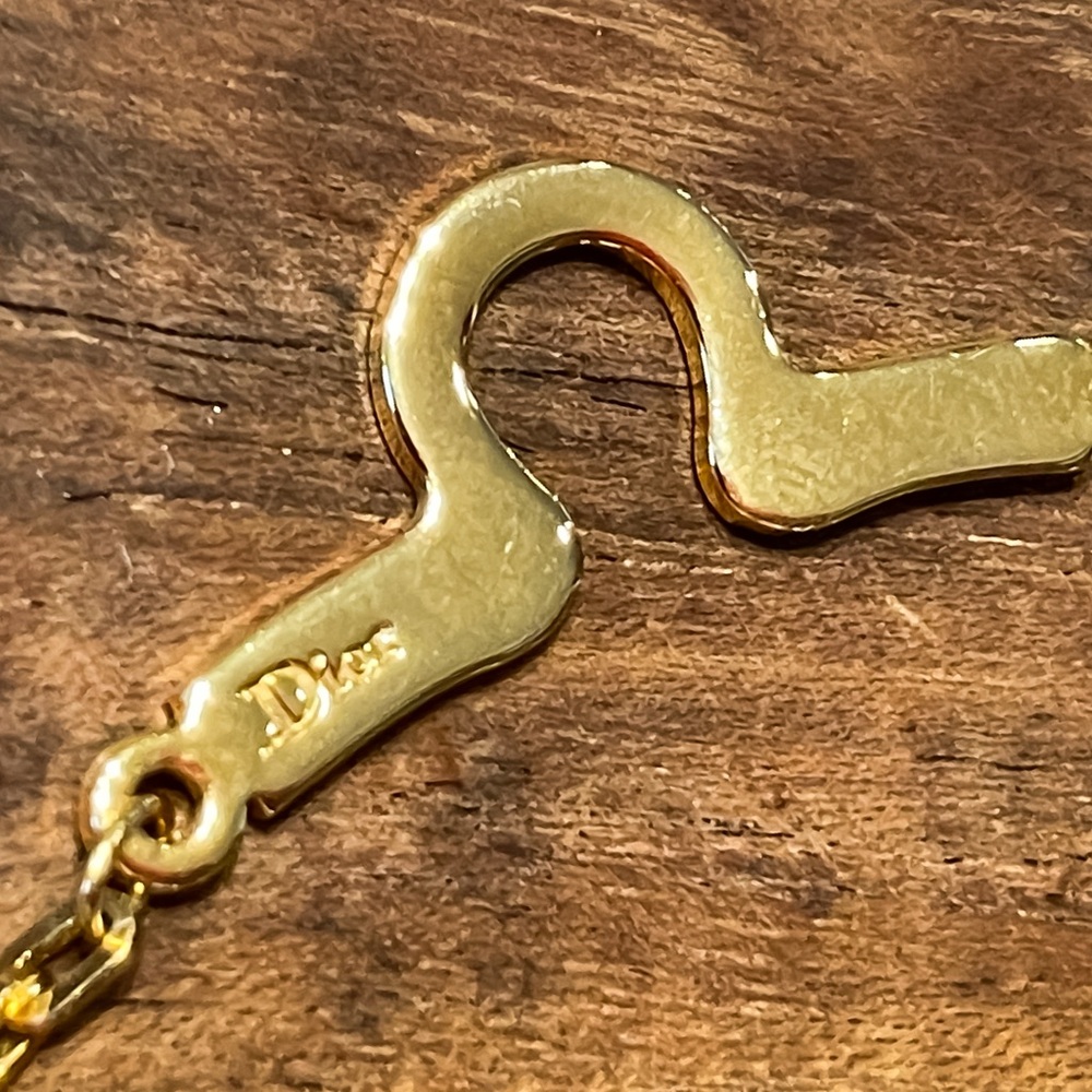 Vintage Dior Gold Chain Bracelet